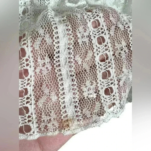 Vintage Disney ivory eyelet girls dress XS - Picture 7 of 11